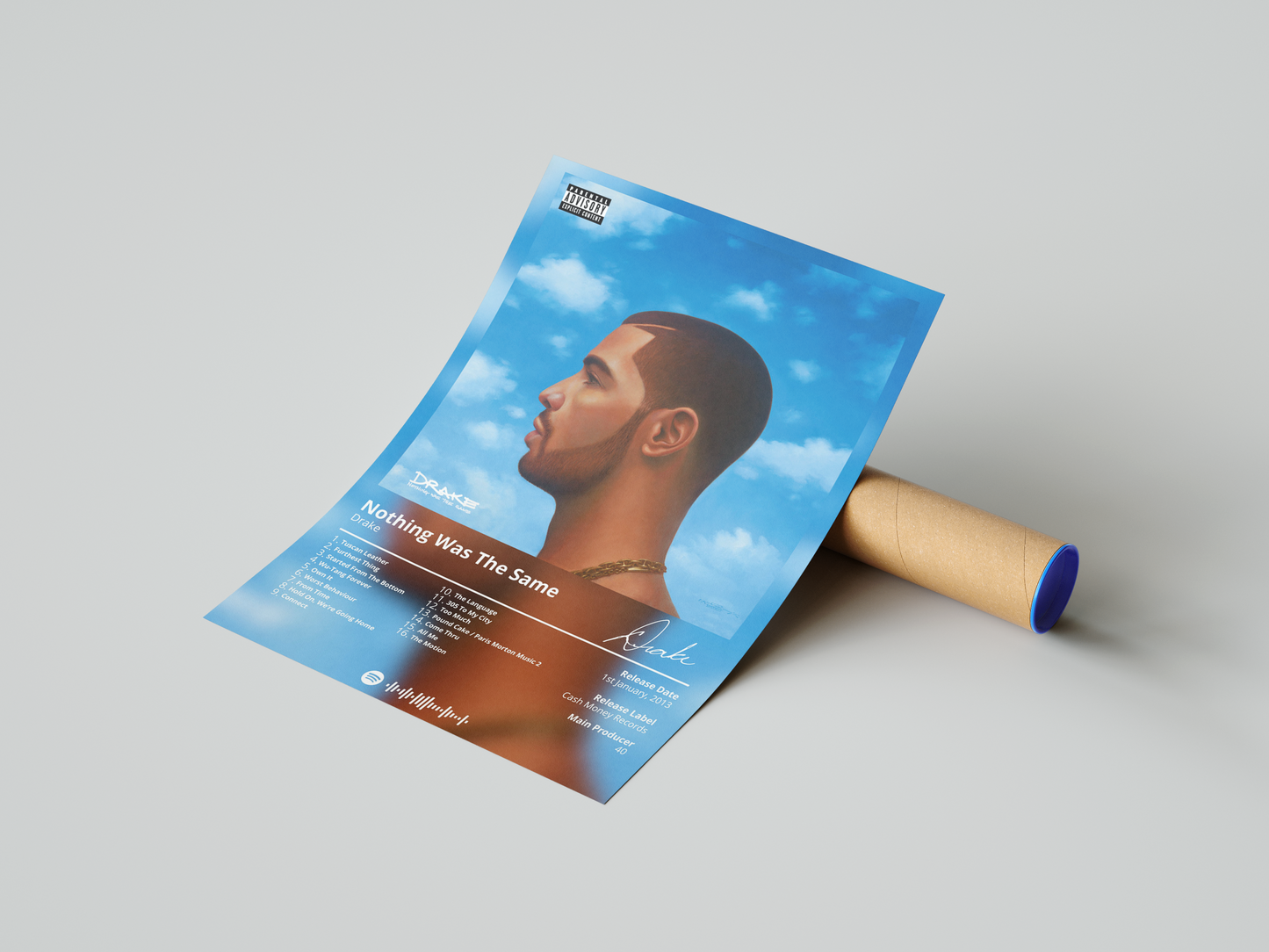 Drake - "Nothing Was The Same" Album Poster