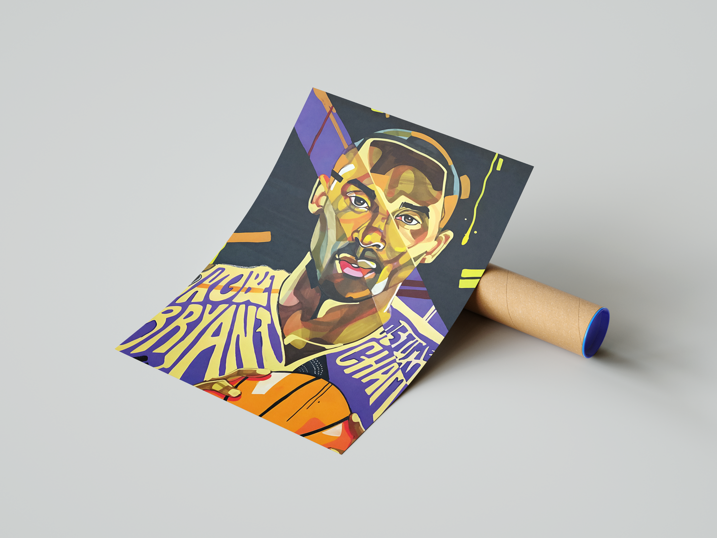 Kobe Bryant Painting Poster