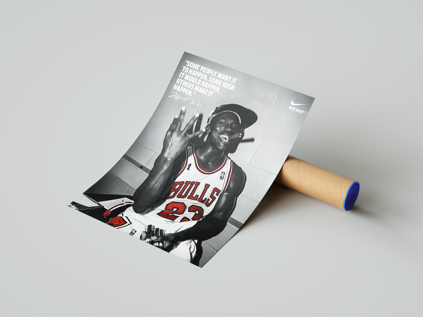 Michael Jordan Vintage Trophy Poster