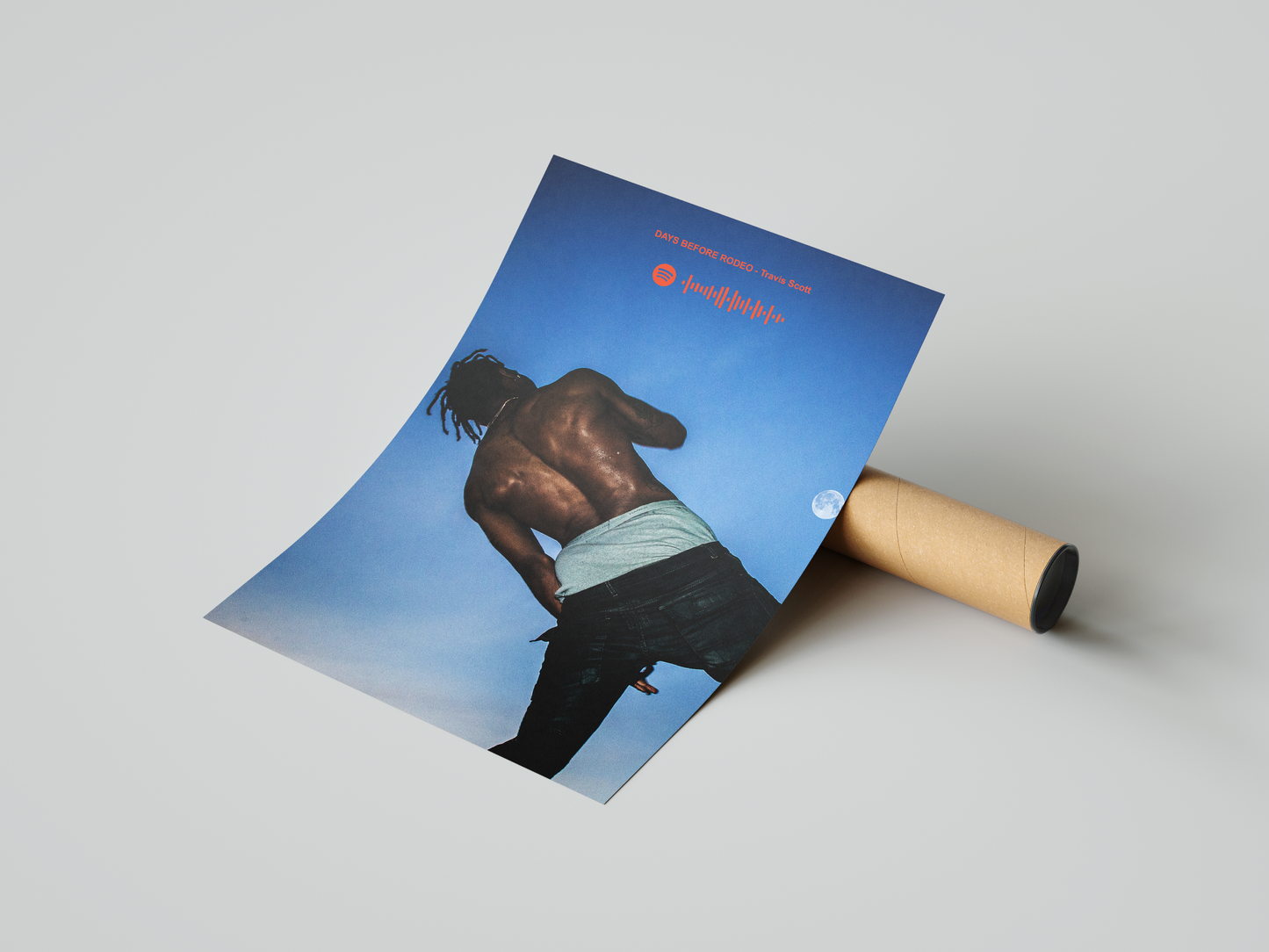 Travis Scott 'Days Before Rodeo' Spotify Poster