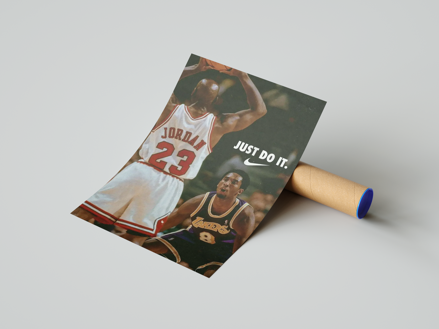 Michael Jordan X Kobe 'Mamba' Poster