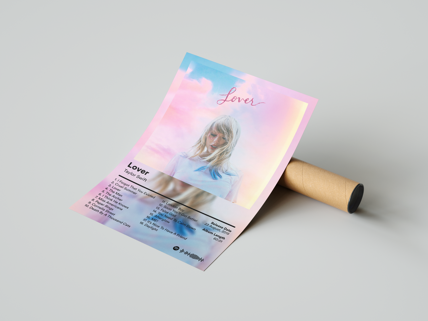 Taylor Swift 'Lover' Album Poster