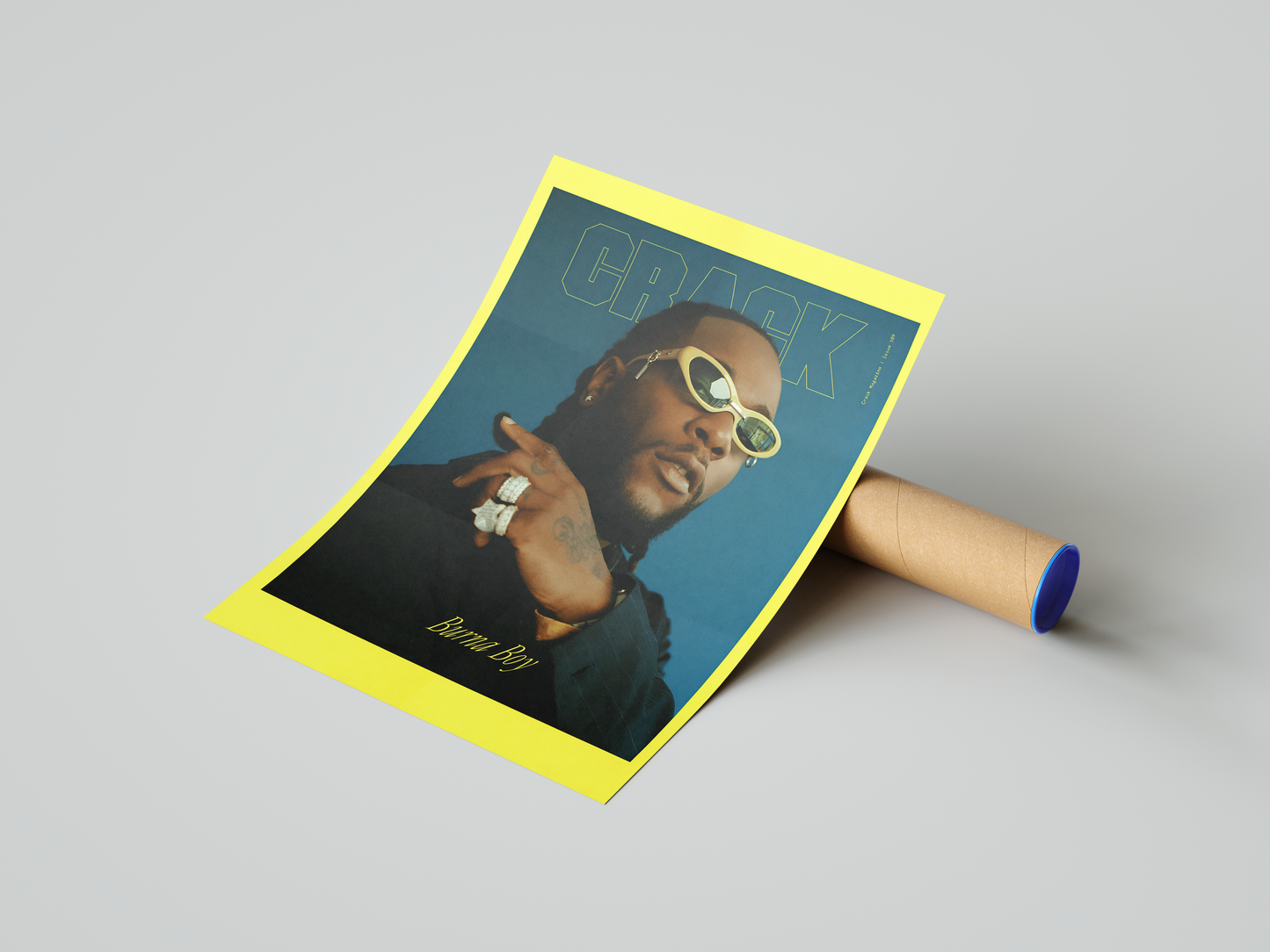 Burna Boy 'Crack Magazine' Poster