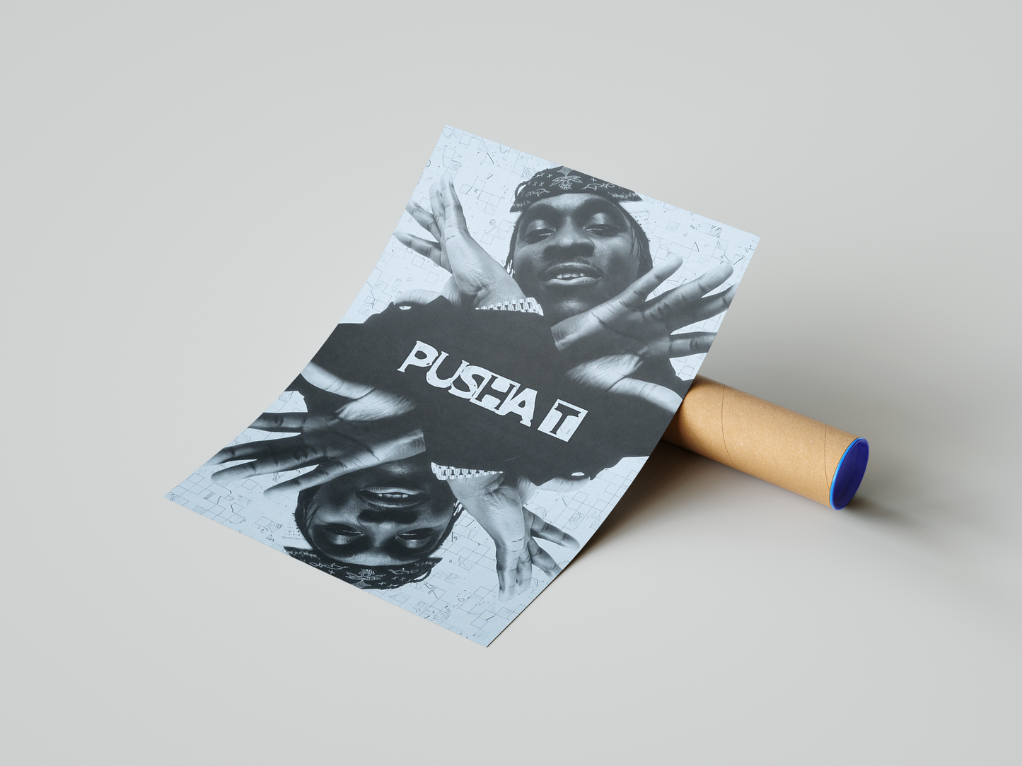 Pusha T 'Mirrored' Poster