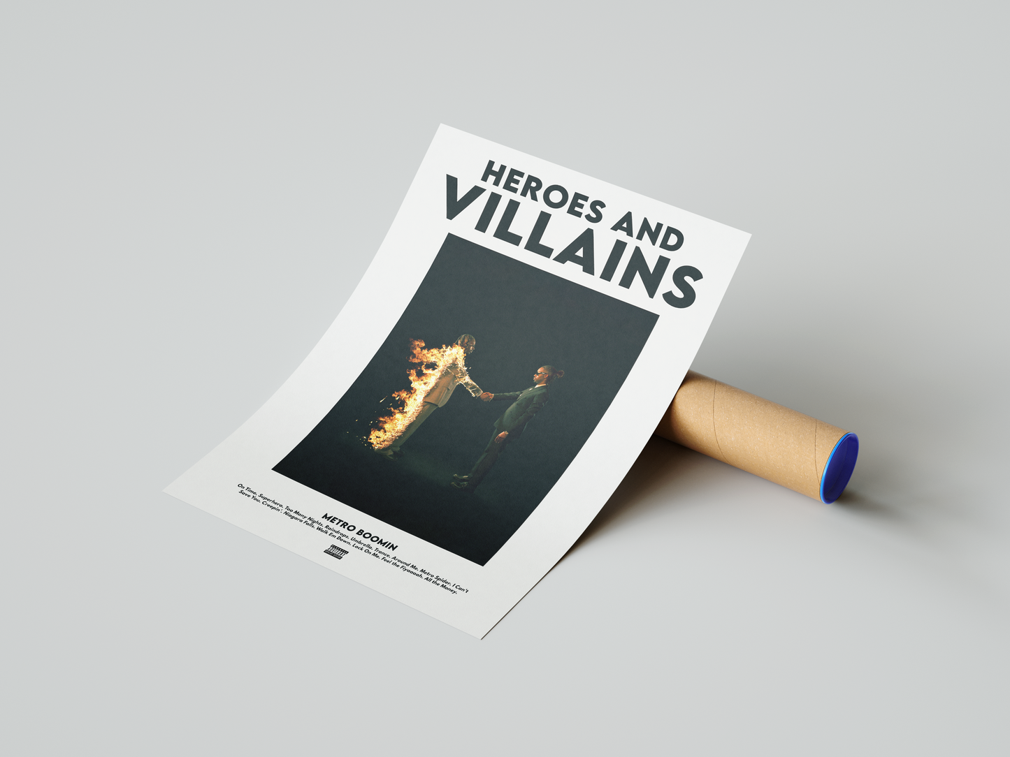 Metro Boomin 'Heroes & Villains' V2 Poster