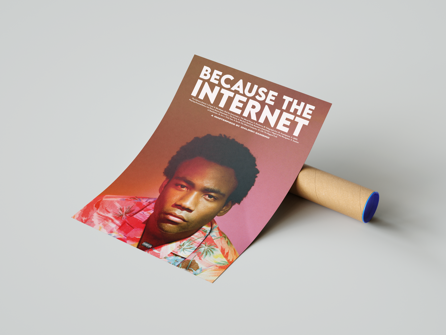 Childish Gambino 'Because The Internet' Poster