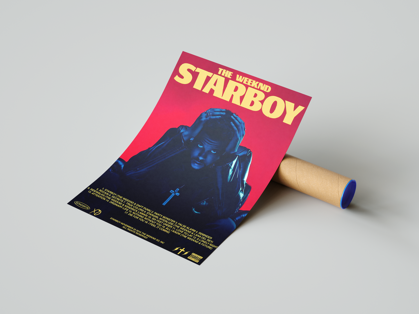 The Weeknd 'Starboy' Poster