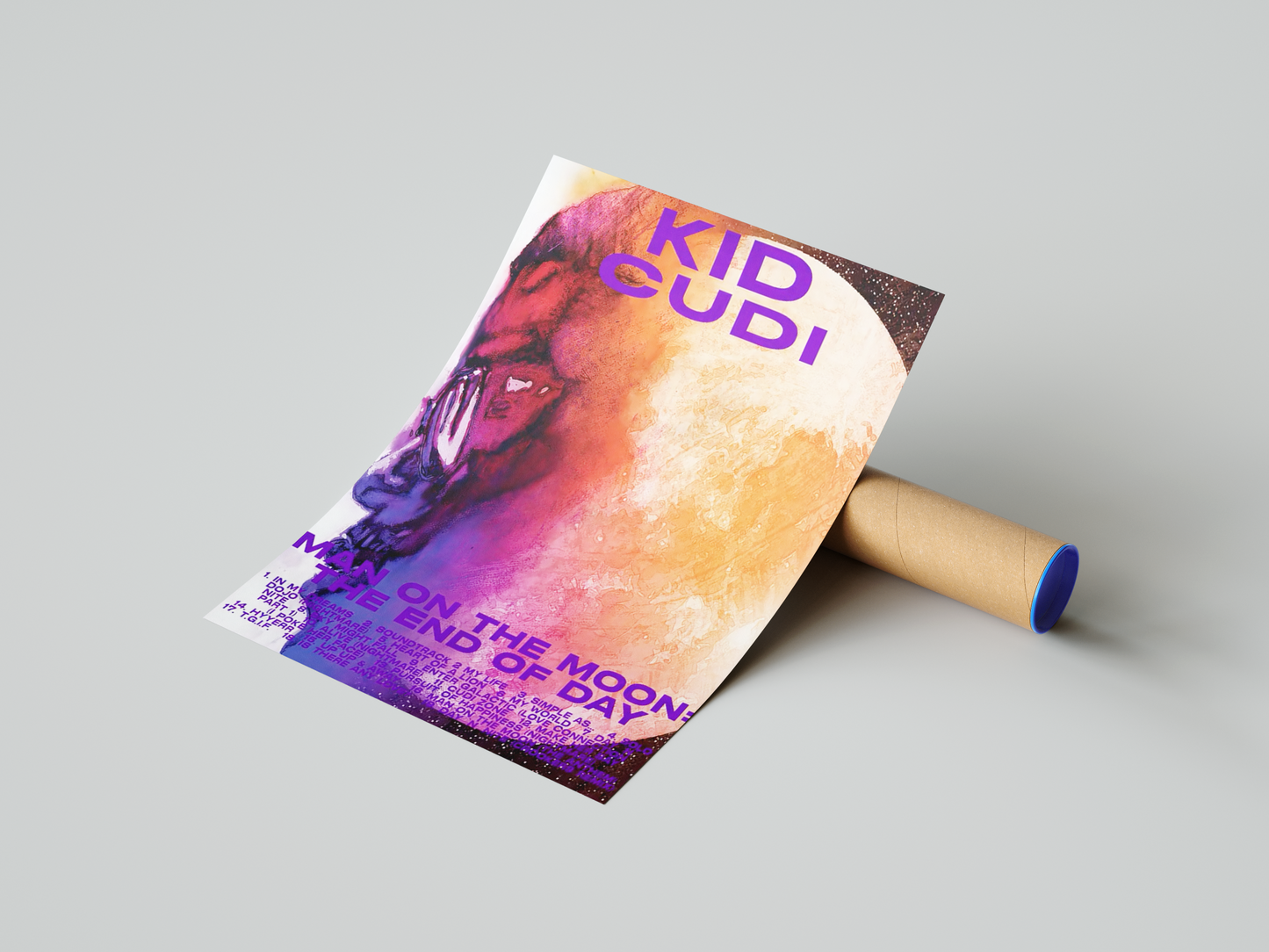 Kid Cudi 'Man On The Moon' OG Poster