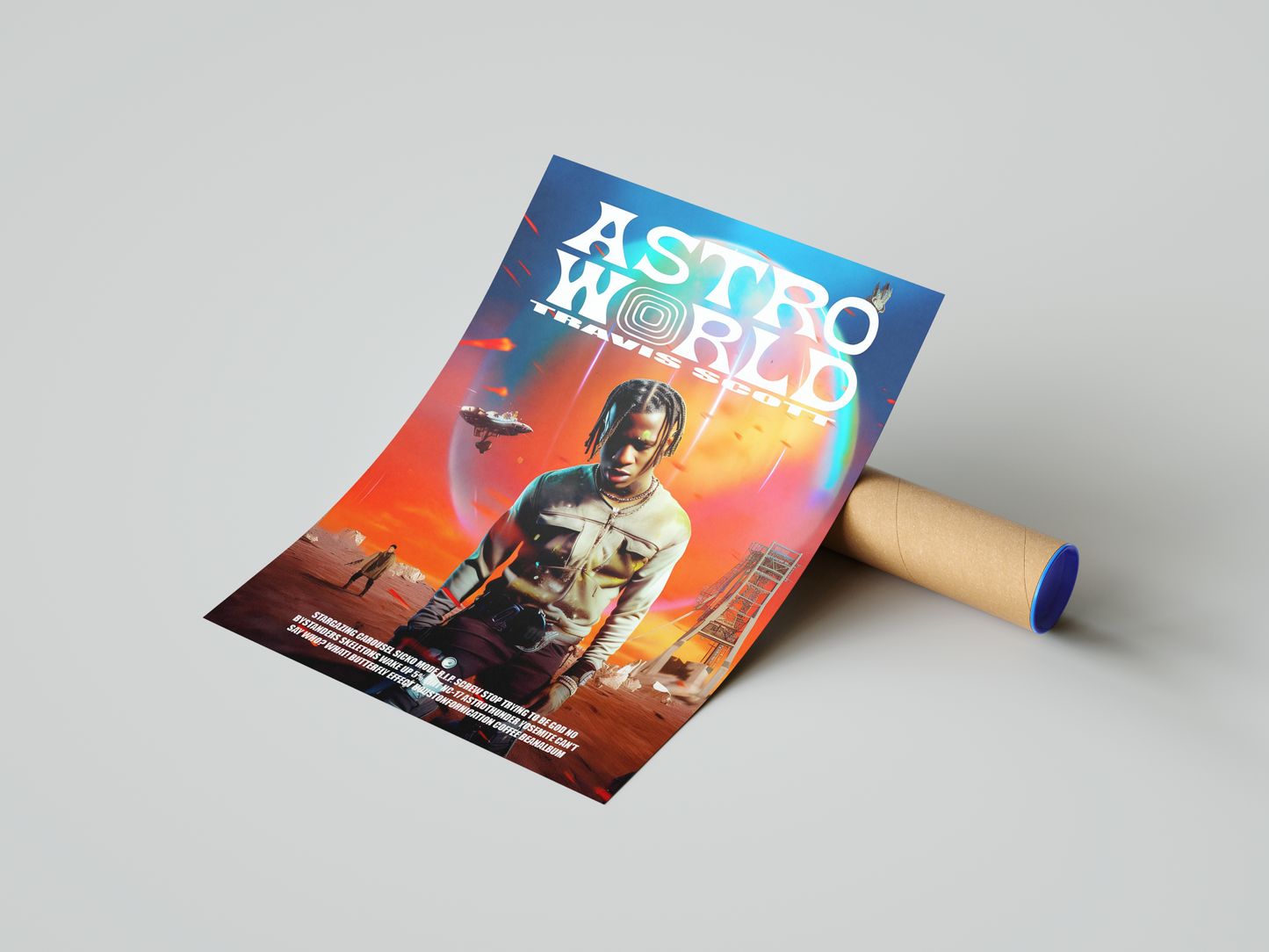 Travis Scott - Outerworld Atstro Poster