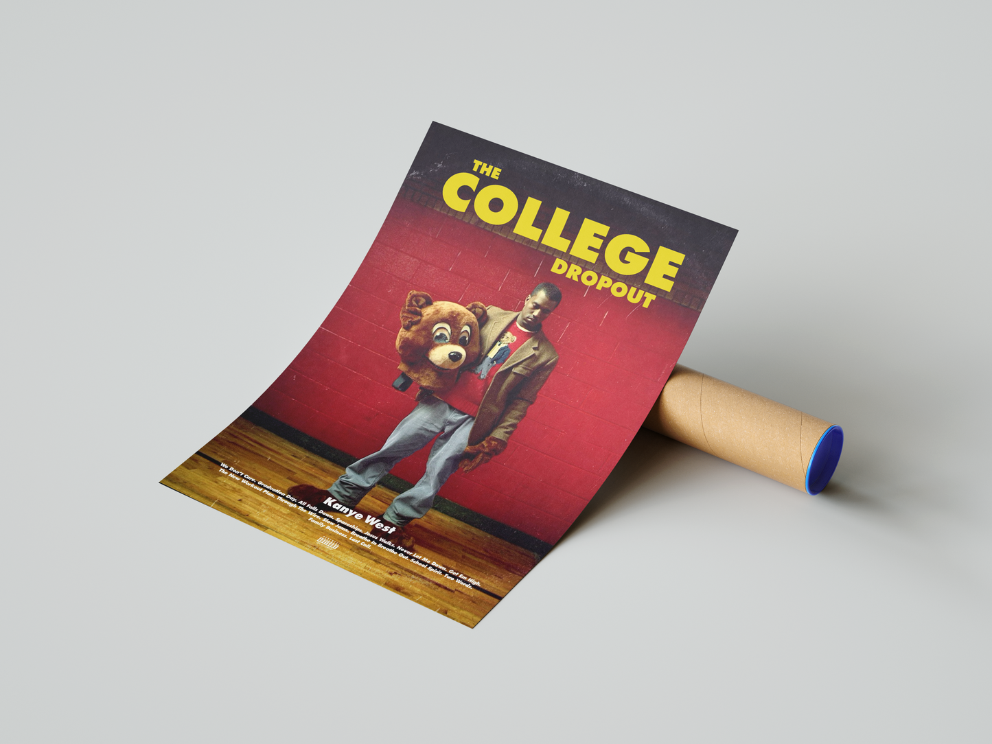 Kanye West 'The College Dropout' V2 Poster