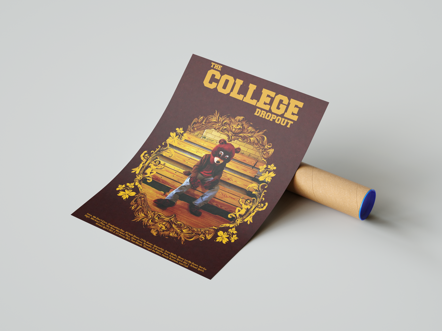 Kanye West 'The College Dropout' V1 Poster