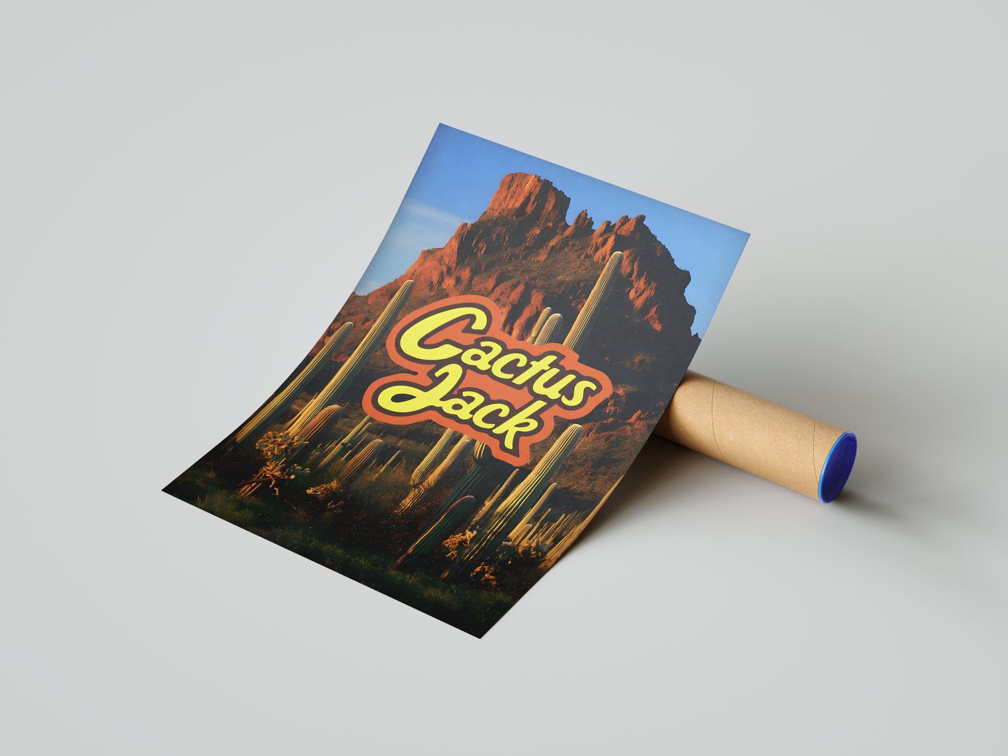 Cactus Jack Mountains Poster