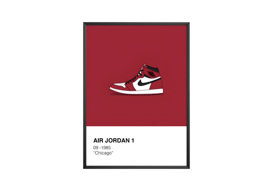 Jordan 1 Chicago Poster