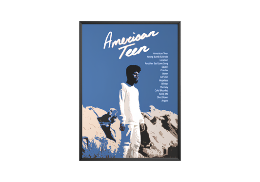 Khalid - "American Teen" Poster