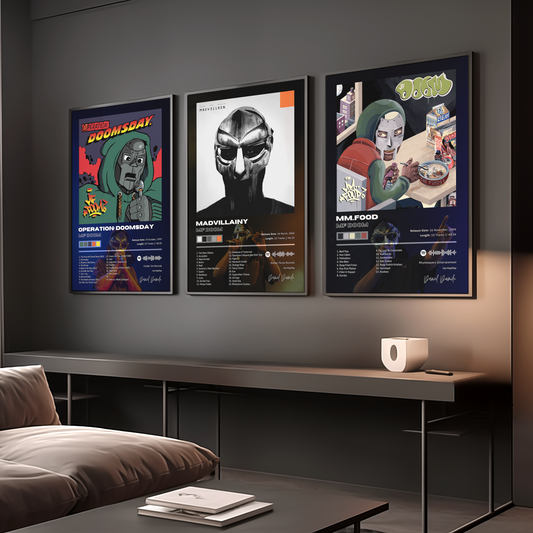 MF DOOM Album Poster Set