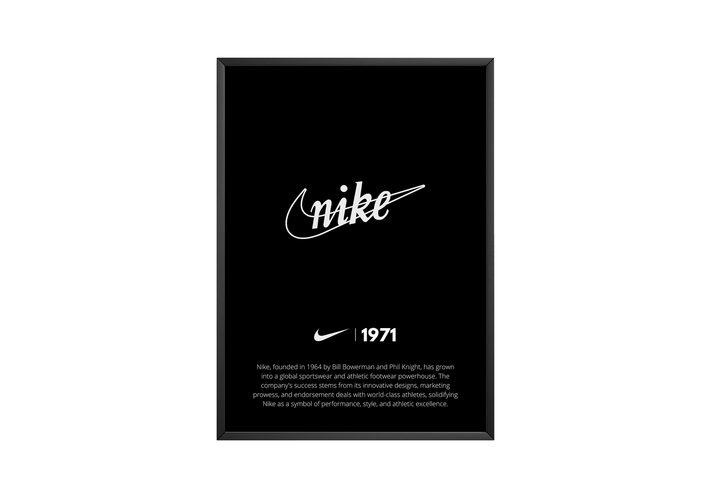 Nike 1971 Poster