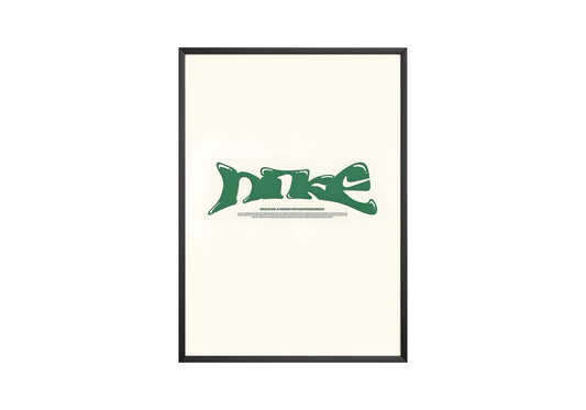 Nike Green Poster