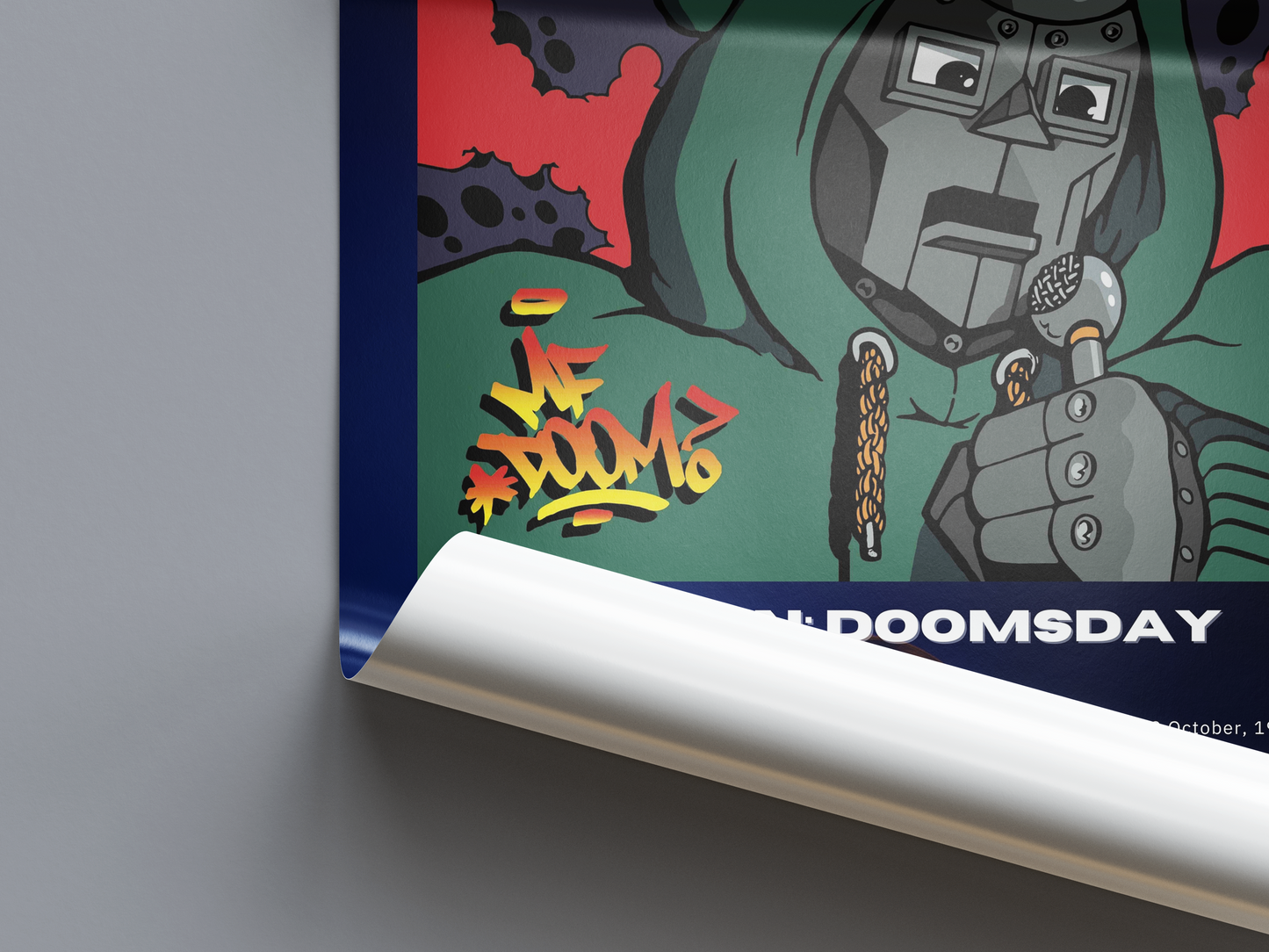 MF DOOM 'Operation: Doomsday' Album Poster