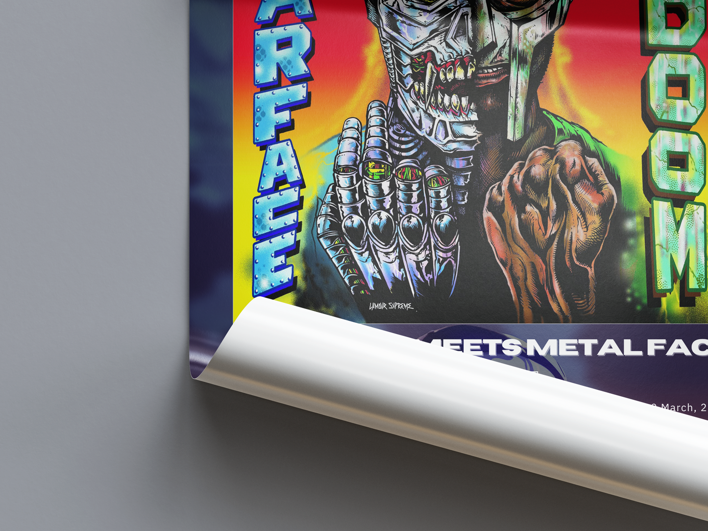 MF DOOM 'Czarface Meets Metal Face' Album Poster