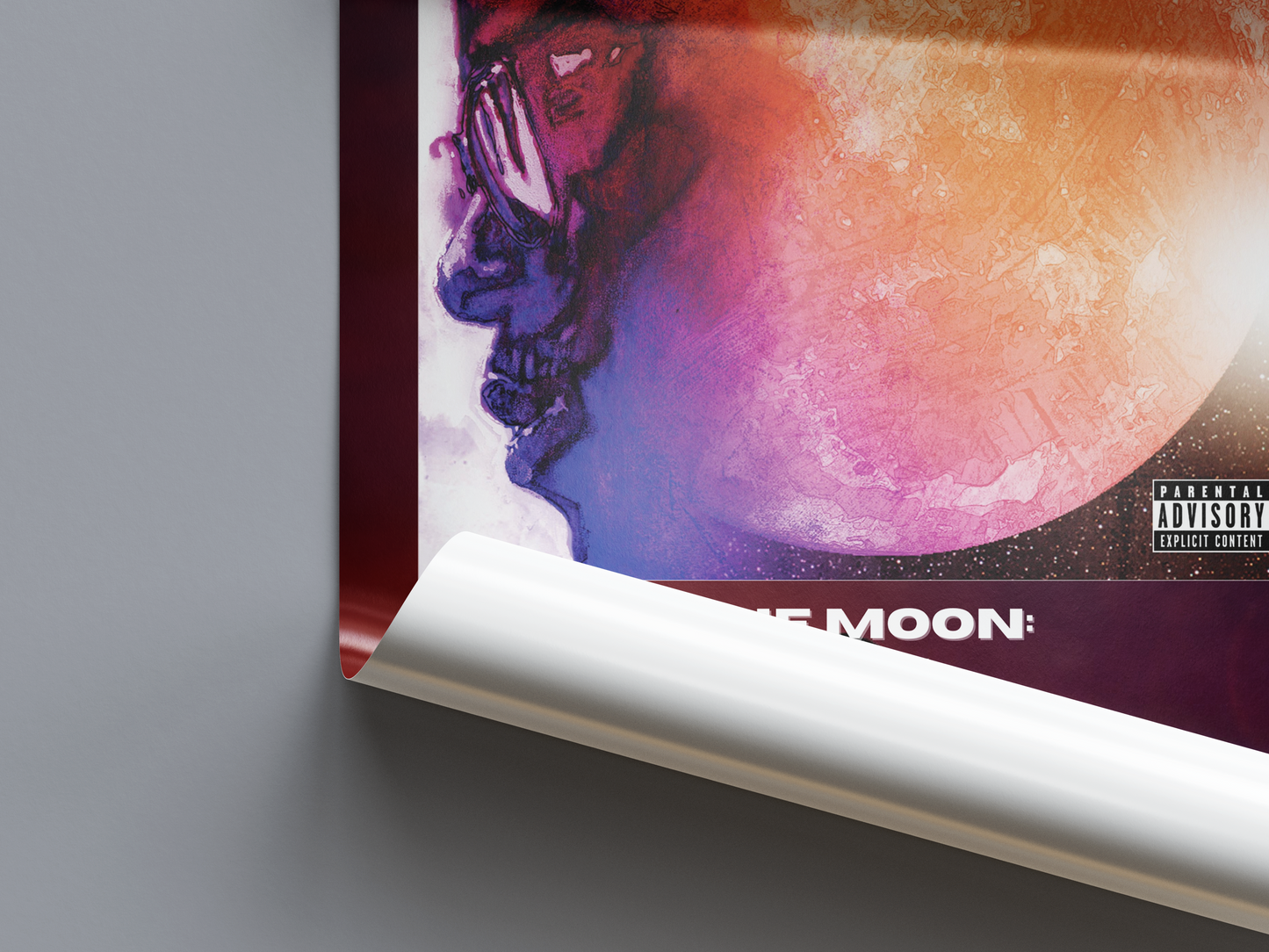 Kid Cudi 'Man On The Moon: The End Of Day' Album Poster