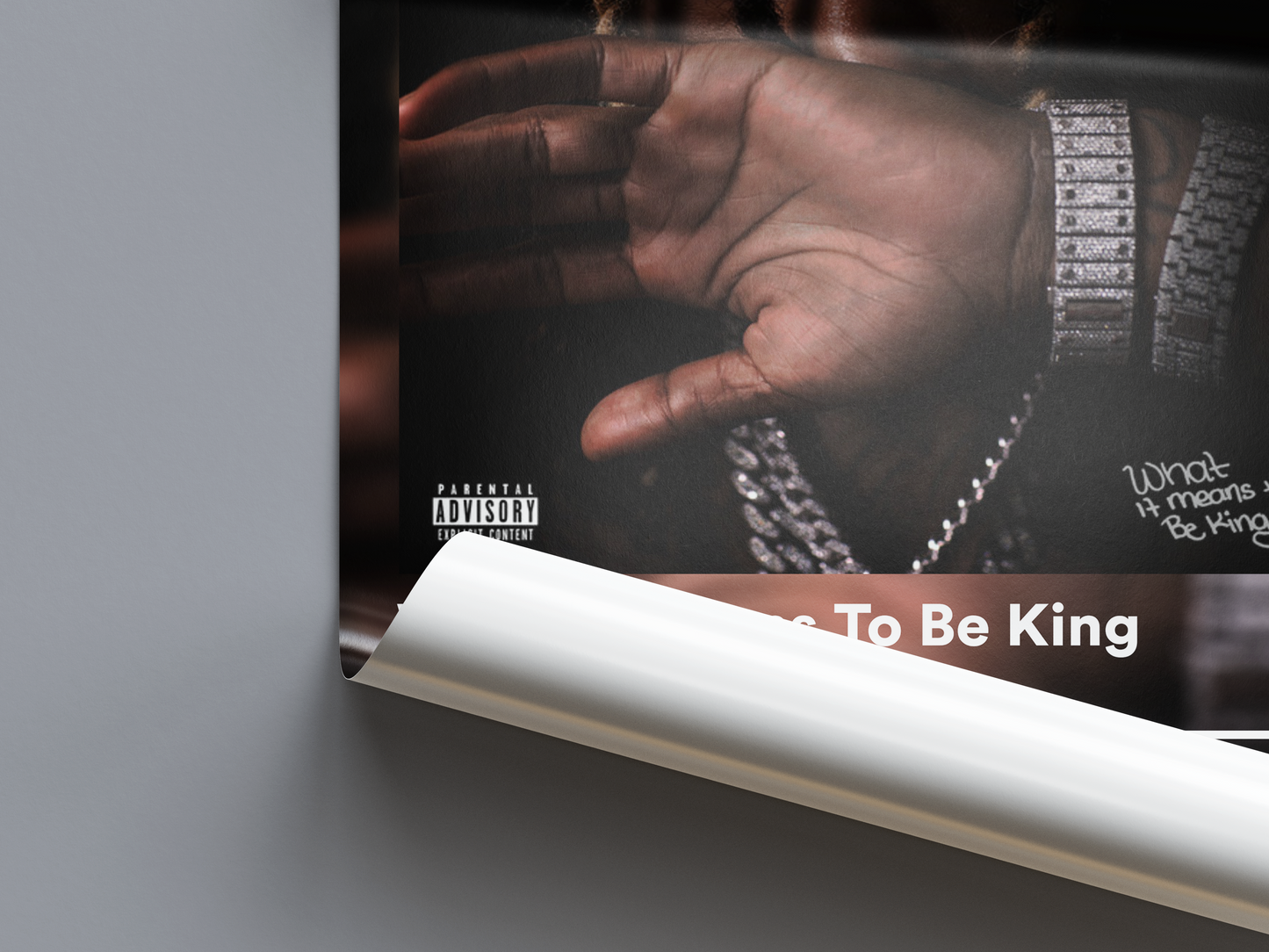 King Von 'What It Means To Be King' Album Poster