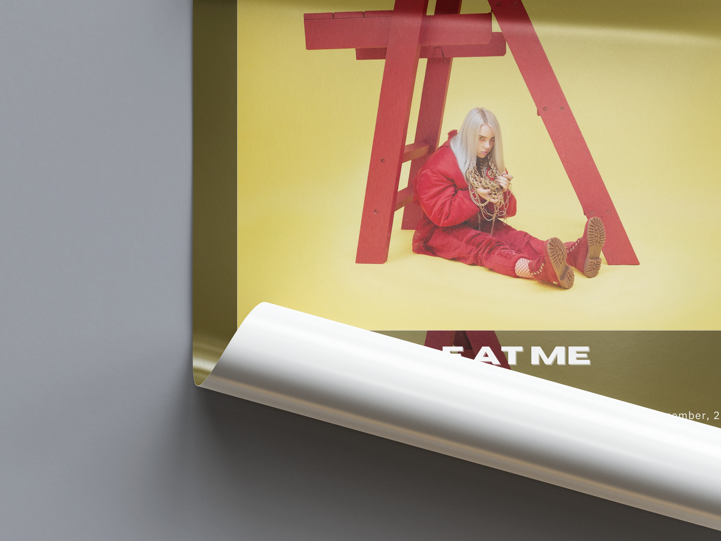 Billie Eilish 'dont smile at me' Album Poster