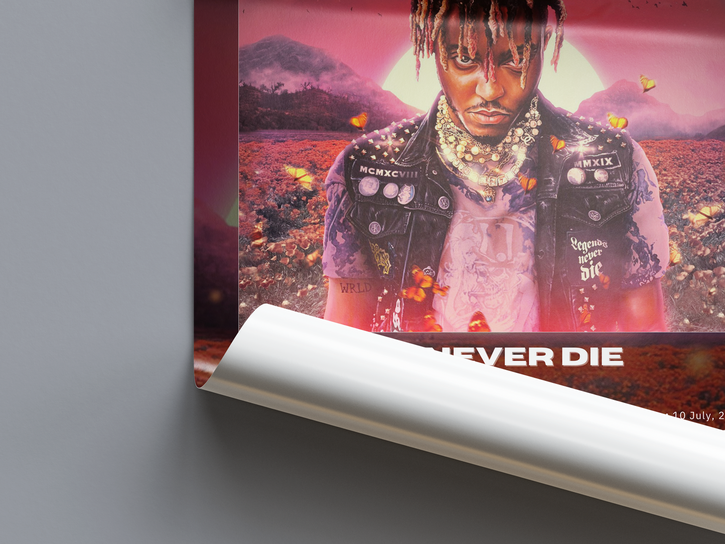 Juice WRLD 'Legends Never Die' Album Poster