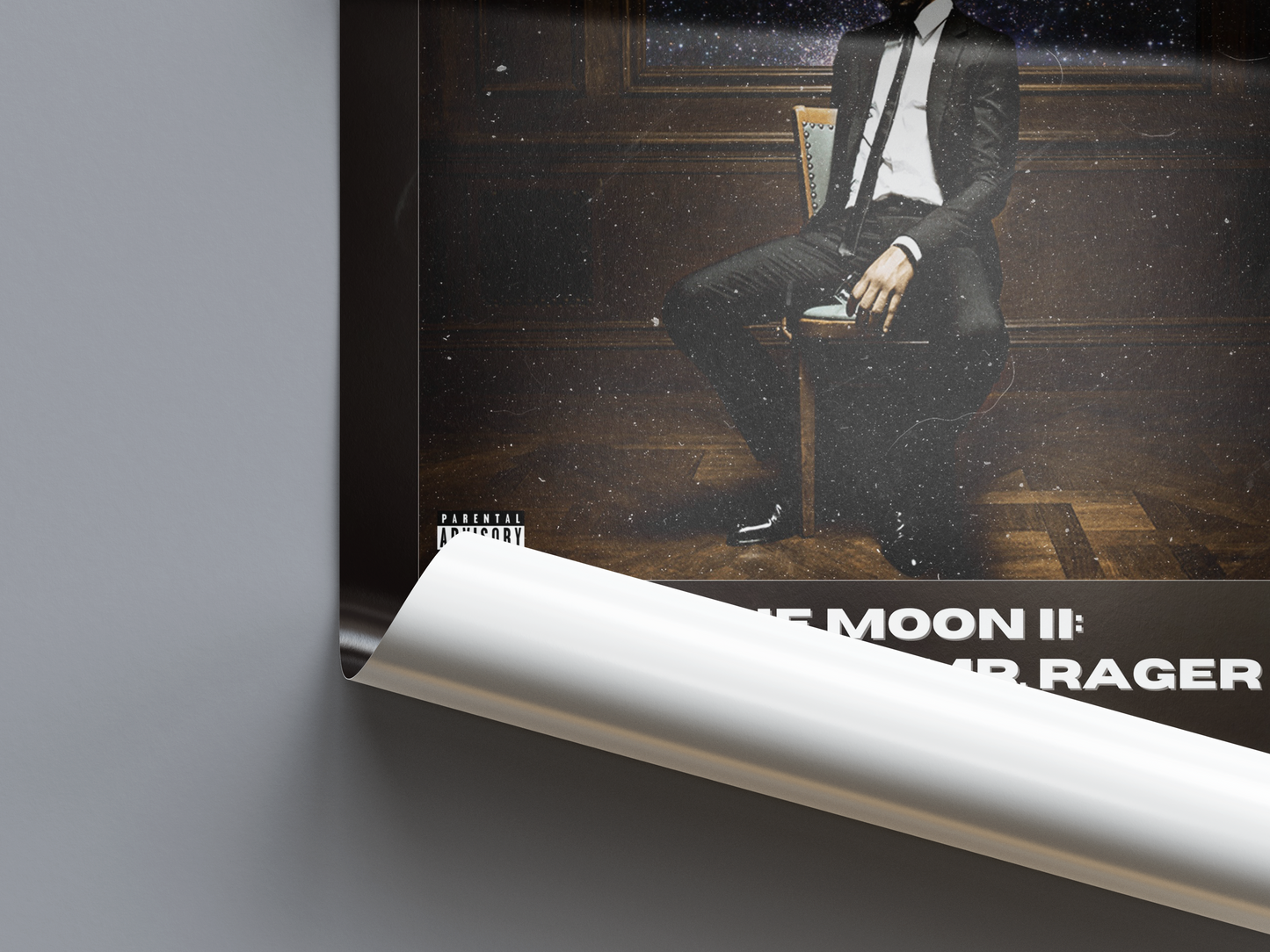 Kid Cudi 'Man On The Moon II: The Legend of Mr. Rager' Album Poster