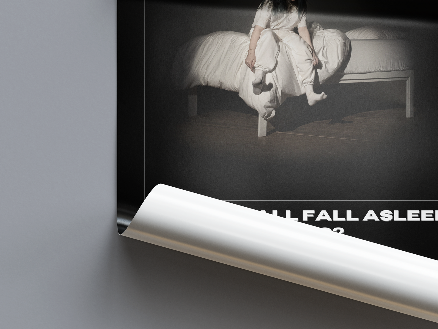 Billie Eilish 'WHEN WE FALL ASLEEP WHERE DO WE GO' Album Poster