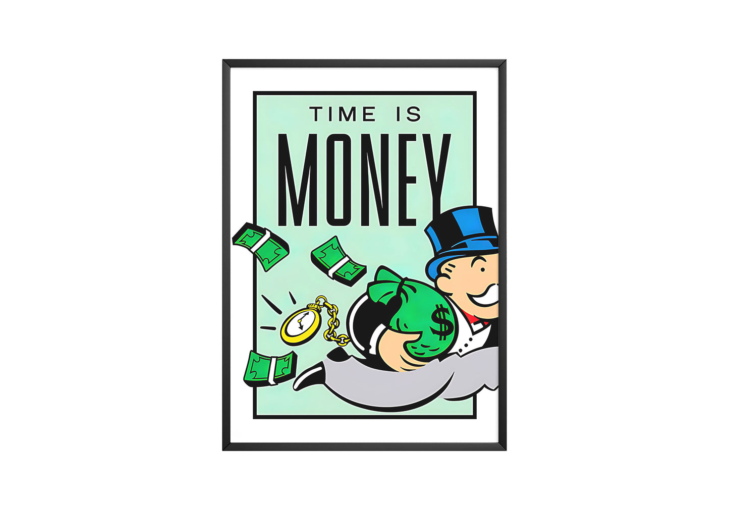 Monopoly 'Time Is Money' Poster