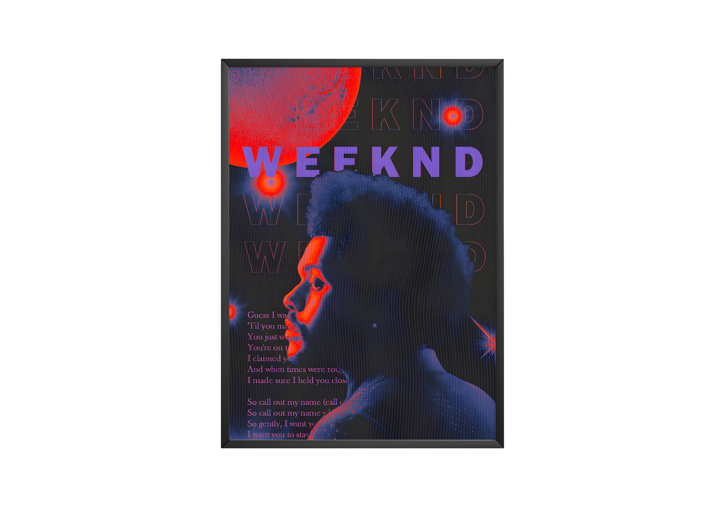 The Weeknd 'Planetary' Poster