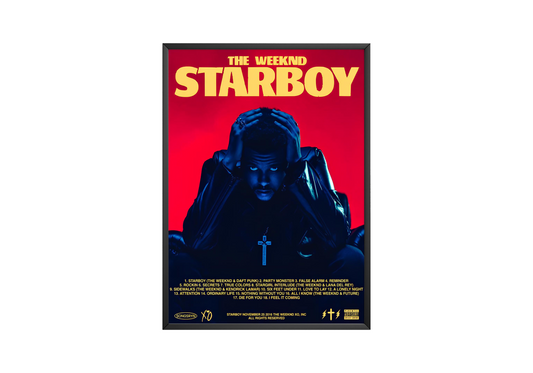 The Weeknd 'Starboy' Poster